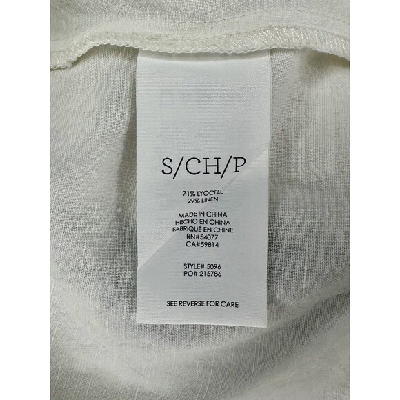 Cabi Piazza Jacket Linen Blend Double Breasted Button Down Cropped Size S EUC!!! - Picture 5 of 6